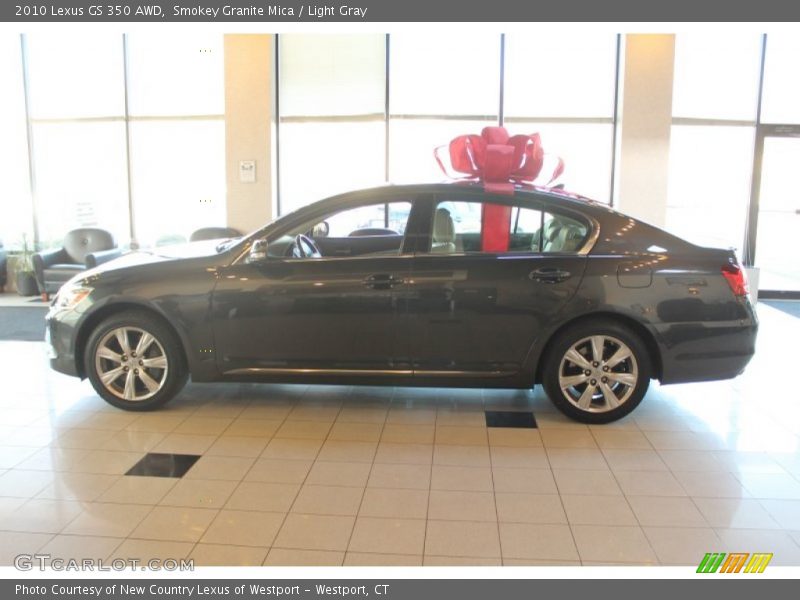 Smokey Granite Mica / Light Gray 2010 Lexus GS 350 AWD
