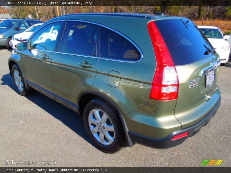Green Tea Metallic / Ivory 2007 Honda CR-V EX-L