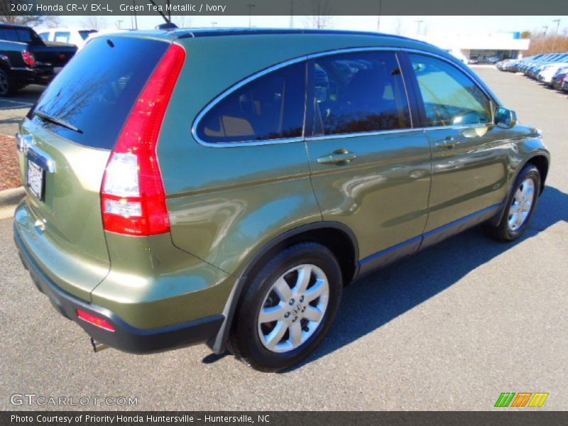 Green Tea Metallic / Ivory 2007 Honda CR-V EX-L