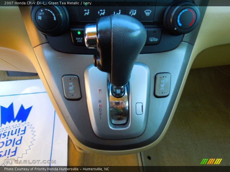 Green Tea Metallic / Ivory 2007 Honda CR-V EX-L