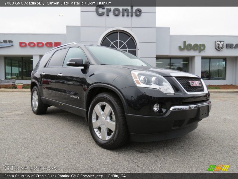 Carbon Black Metallic / Light Titanium 2008 GMC Acadia SLT