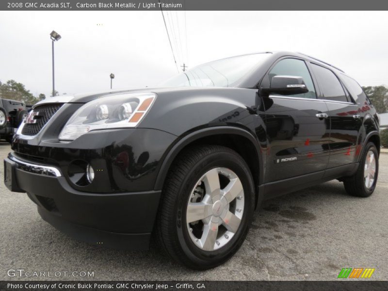 Carbon Black Metallic / Light Titanium 2008 GMC Acadia SLT