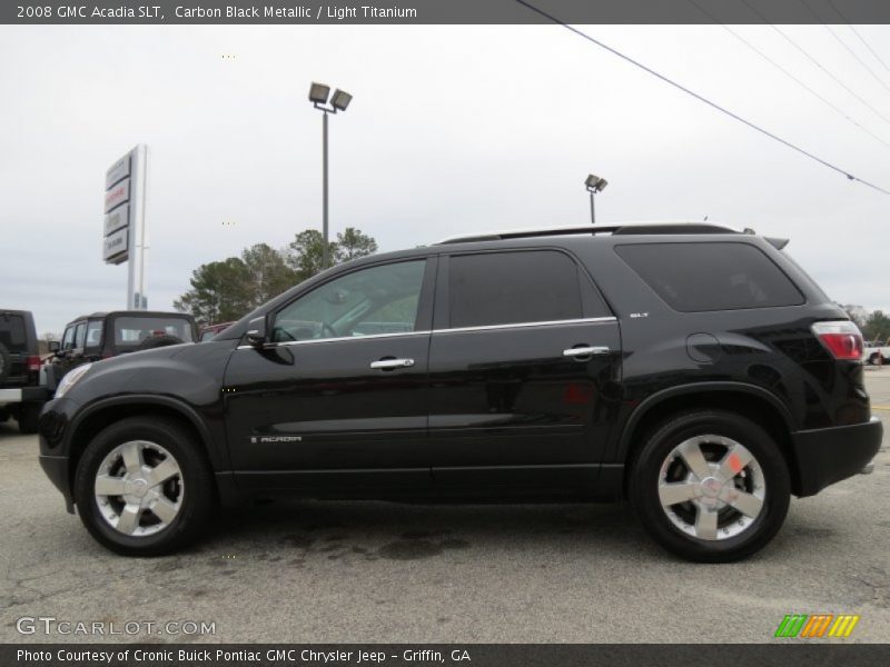 Carbon Black Metallic / Light Titanium 2008 GMC Acadia SLT