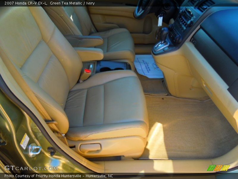 Green Tea Metallic / Ivory 2007 Honda CR-V EX-L