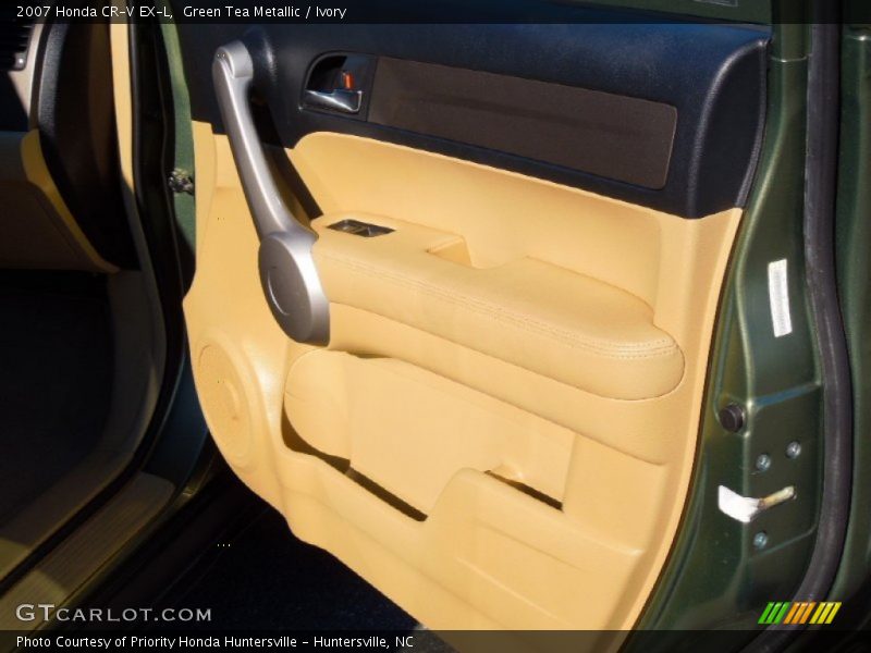 Green Tea Metallic / Ivory 2007 Honda CR-V EX-L