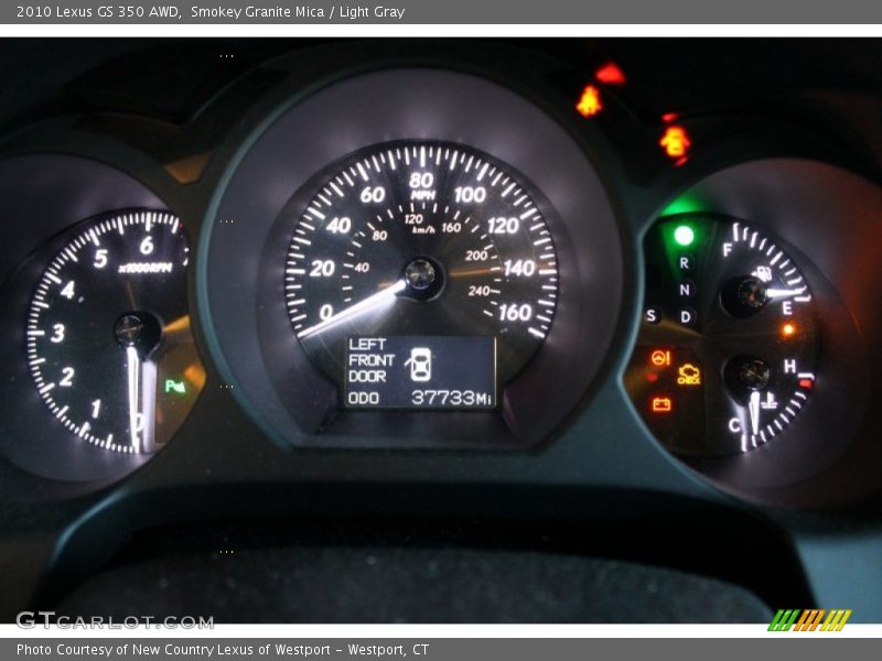 Smokey Granite Mica / Light Gray 2010 Lexus GS 350 AWD