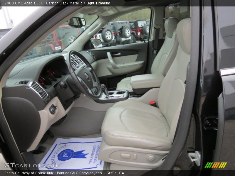 Carbon Black Metallic / Light Titanium 2008 GMC Acadia SLT