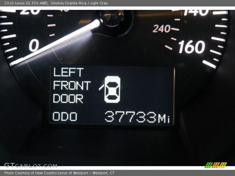 Smokey Granite Mica / Light Gray 2010 Lexus GS 350 AWD