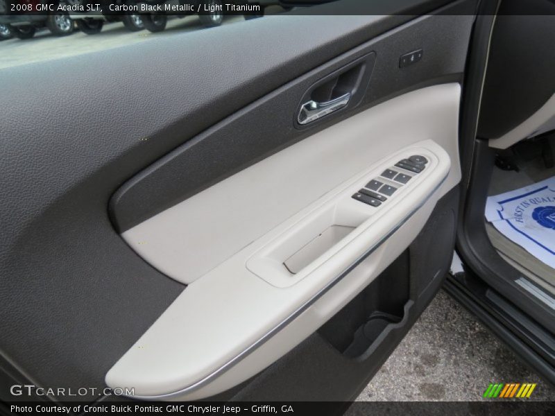 Carbon Black Metallic / Light Titanium 2008 GMC Acadia SLT