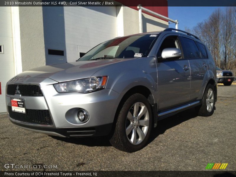 Cool Silver Metallic / Black 2010 Mitsubishi Outlander XLS 4WD