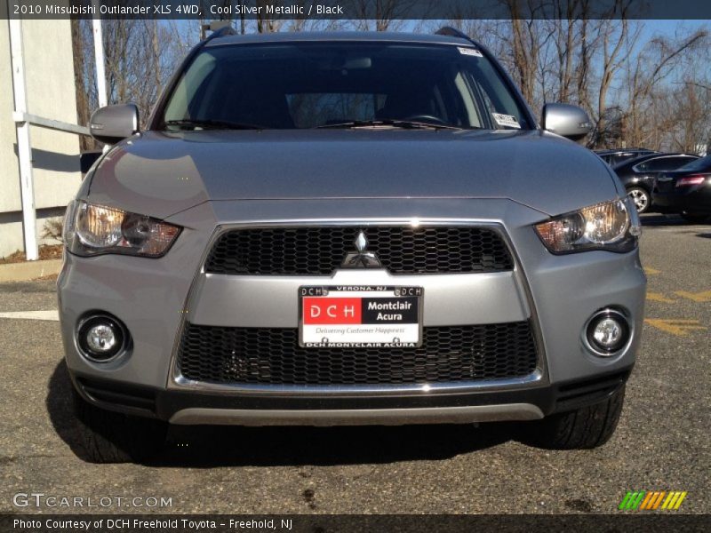 Cool Silver Metallic / Black 2010 Mitsubishi Outlander XLS 4WD