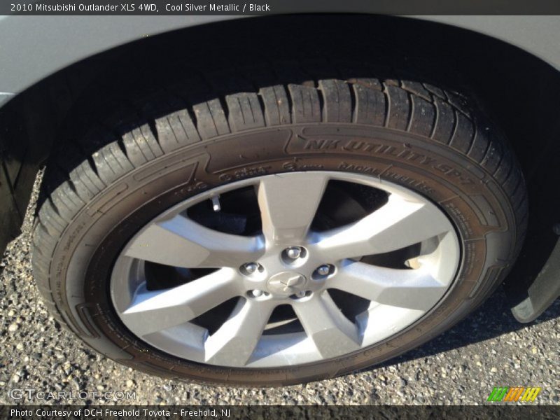 Cool Silver Metallic / Black 2010 Mitsubishi Outlander XLS 4WD