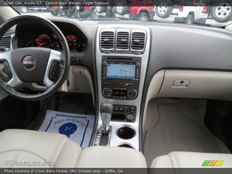Carbon Black Metallic / Light Titanium 2008 GMC Acadia SLT