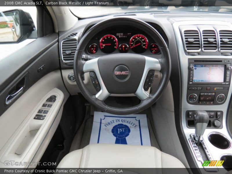 Carbon Black Metallic / Light Titanium 2008 GMC Acadia SLT