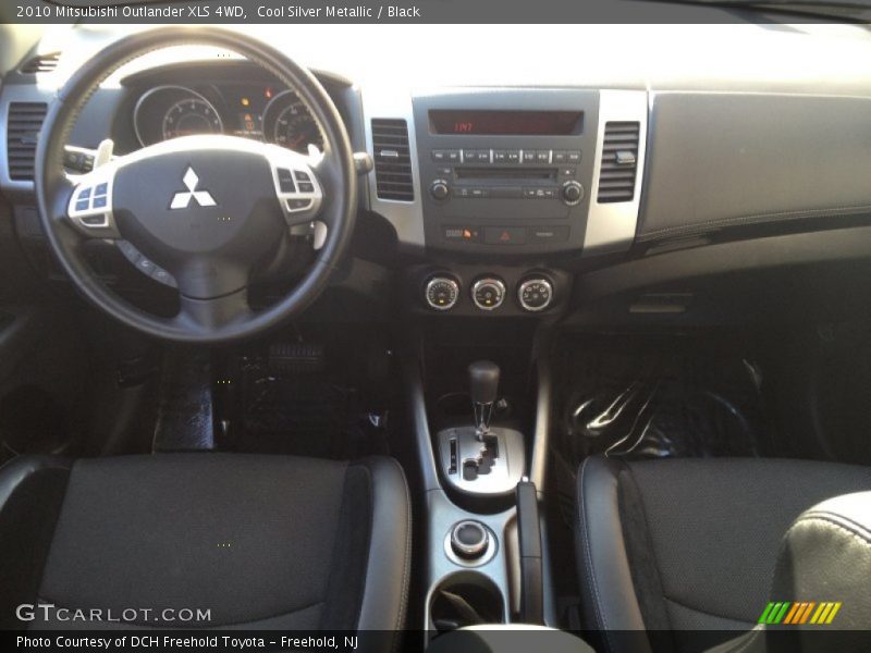 Cool Silver Metallic / Black 2010 Mitsubishi Outlander XLS 4WD