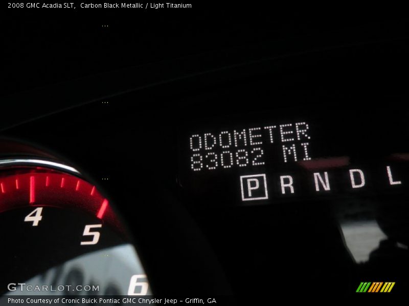 Carbon Black Metallic / Light Titanium 2008 GMC Acadia SLT
