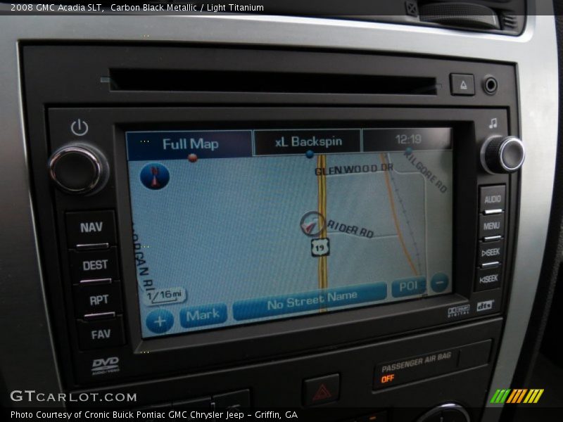 Carbon Black Metallic / Light Titanium 2008 GMC Acadia SLT