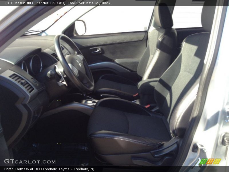 Cool Silver Metallic / Black 2010 Mitsubishi Outlander XLS 4WD
