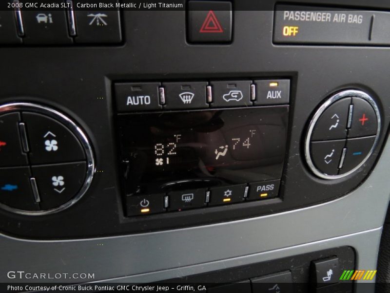 Carbon Black Metallic / Light Titanium 2008 GMC Acadia SLT