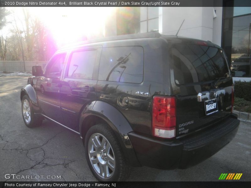 Brilliant Black Crystal Pearl / Dark Slate Gray/Light Slate Gray 2010 Dodge Nitro Detonator 4x4