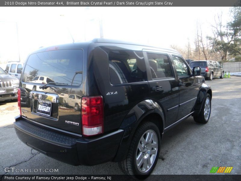 Brilliant Black Crystal Pearl / Dark Slate Gray/Light Slate Gray 2010 Dodge Nitro Detonator 4x4