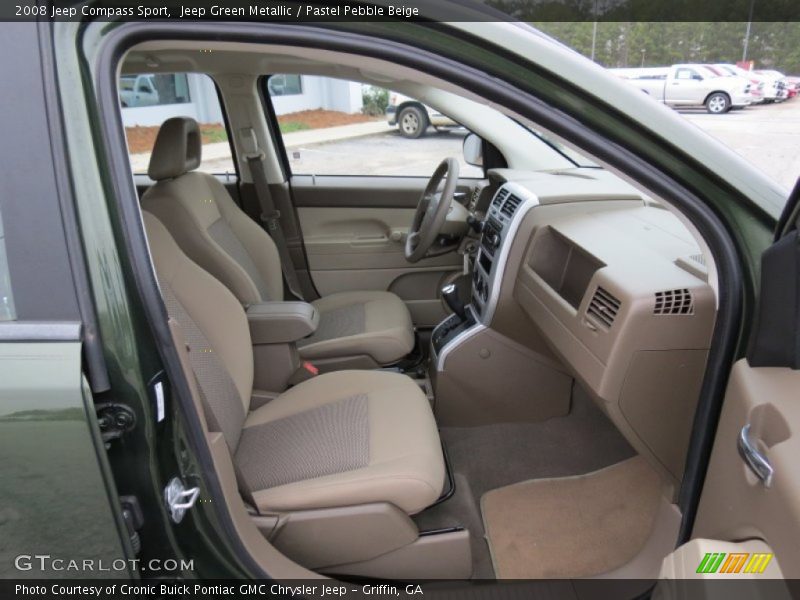 Jeep Green Metallic / Pastel Pebble Beige 2008 Jeep Compass Sport