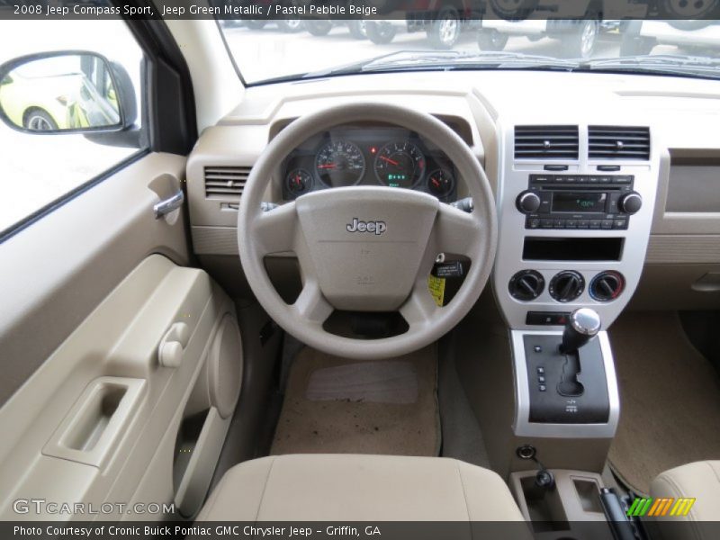 Jeep Green Metallic / Pastel Pebble Beige 2008 Jeep Compass Sport