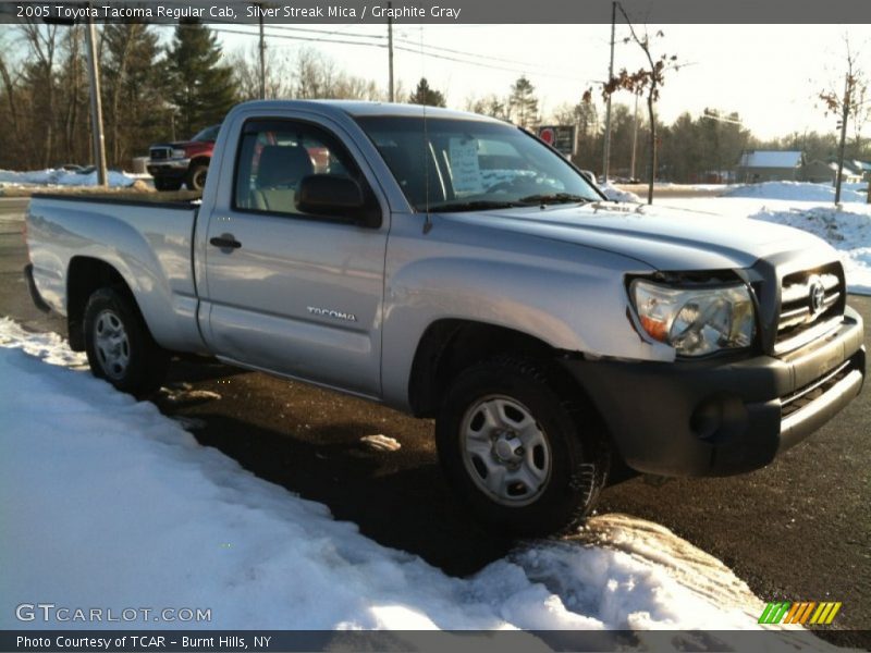 Silver Streak Mica / Graphite Gray 2005 Toyota Tacoma Regular Cab