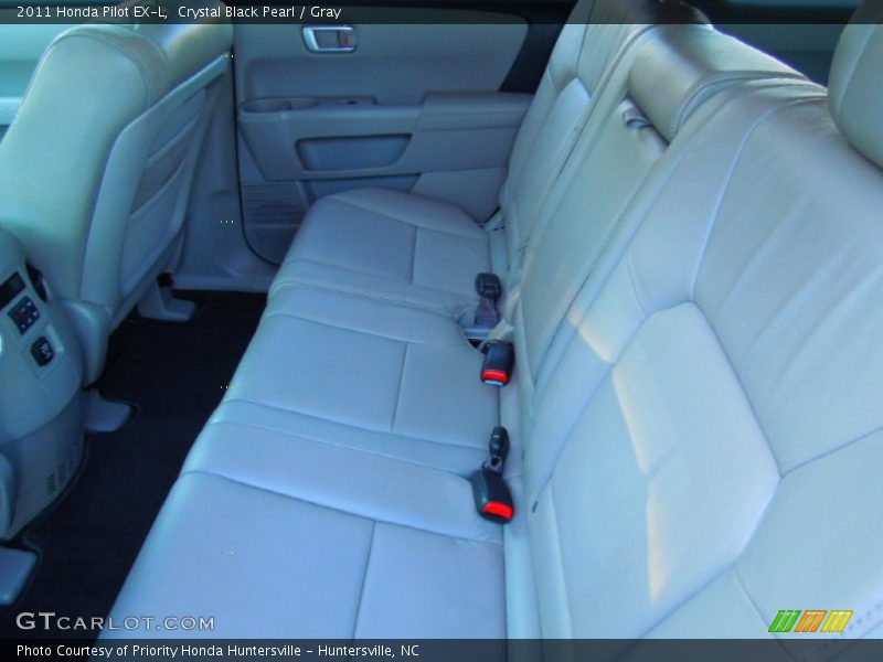 Crystal Black Pearl / Gray 2011 Honda Pilot EX-L