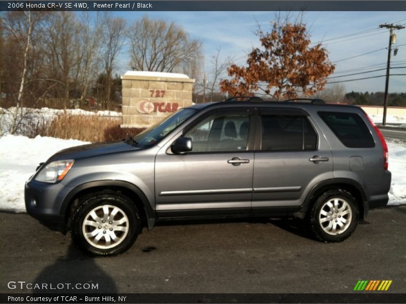 Pewter Pearl / Black 2006 Honda CR-V SE 4WD