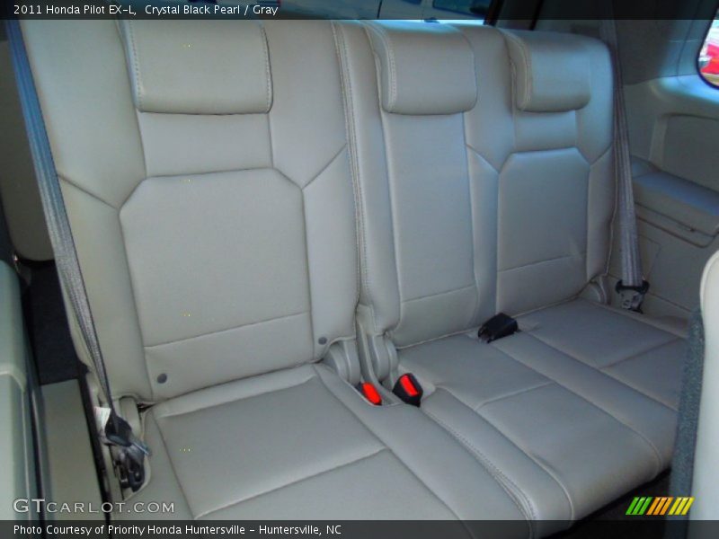 Crystal Black Pearl / Gray 2011 Honda Pilot EX-L