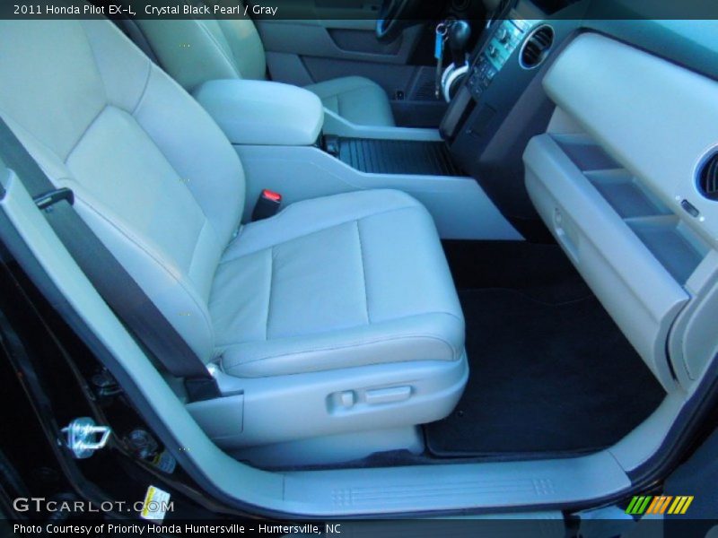 Crystal Black Pearl / Gray 2011 Honda Pilot EX-L
