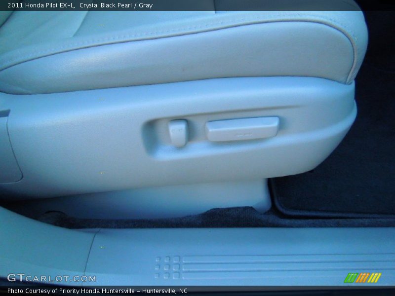 Crystal Black Pearl / Gray 2011 Honda Pilot EX-L