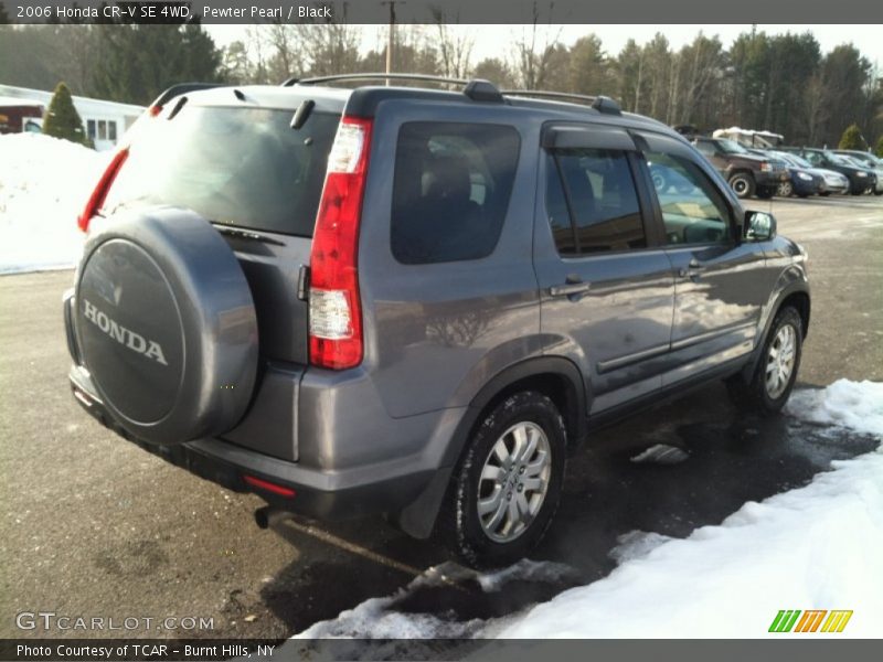 Pewter Pearl / Black 2006 Honda CR-V SE 4WD