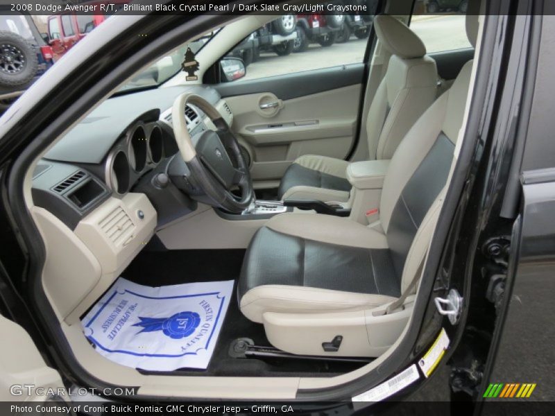  2008 Avenger R/T Dark Slate Gray/Light Graystone Interior