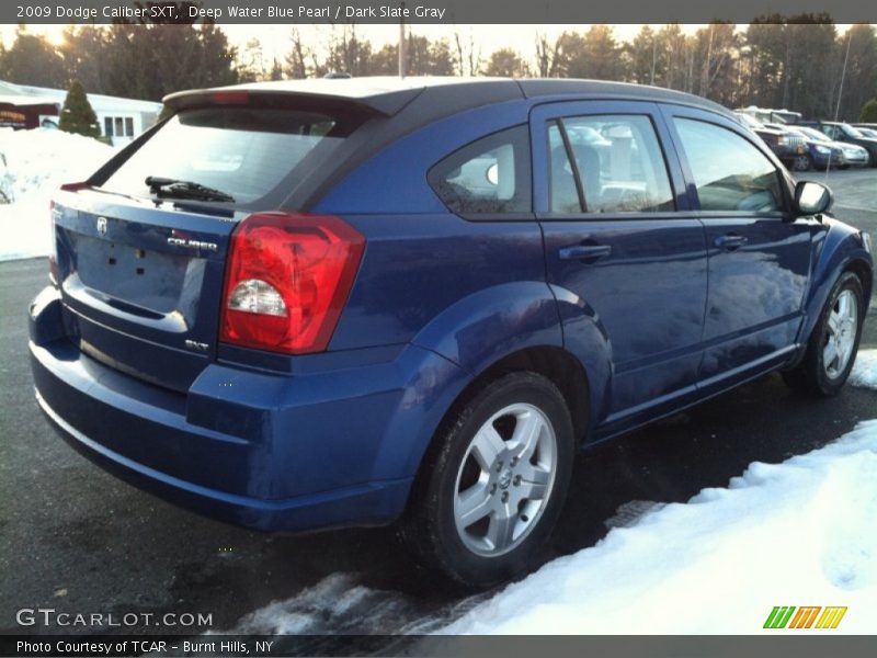 Deep Water Blue Pearl / Dark Slate Gray 2009 Dodge Caliber SXT