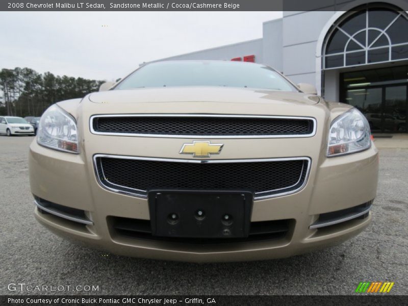 Sandstone Metallic / Cocoa/Cashmere Beige 2008 Chevrolet Malibu LT Sedan