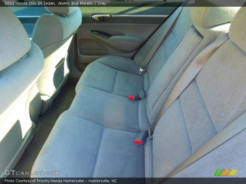 Atomic Blue Metallic / Gray 2011 Honda Civic EX Sedan