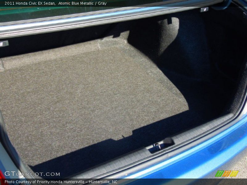 Atomic Blue Metallic / Gray 2011 Honda Civic EX Sedan