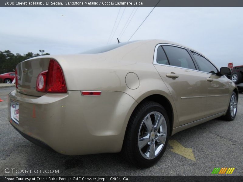 Sandstone Metallic / Cocoa/Cashmere Beige 2008 Chevrolet Malibu LT Sedan