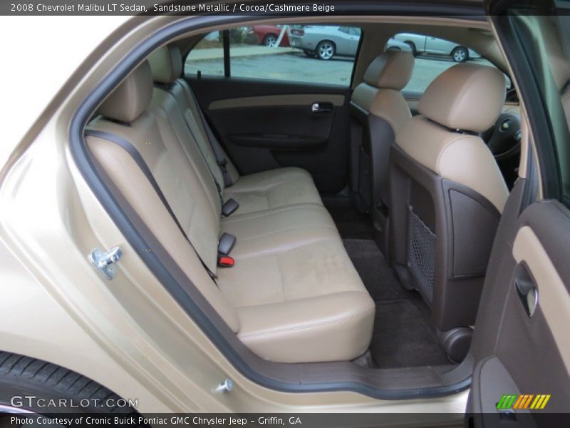 Sandstone Metallic / Cocoa/Cashmere Beige 2008 Chevrolet Malibu LT Sedan