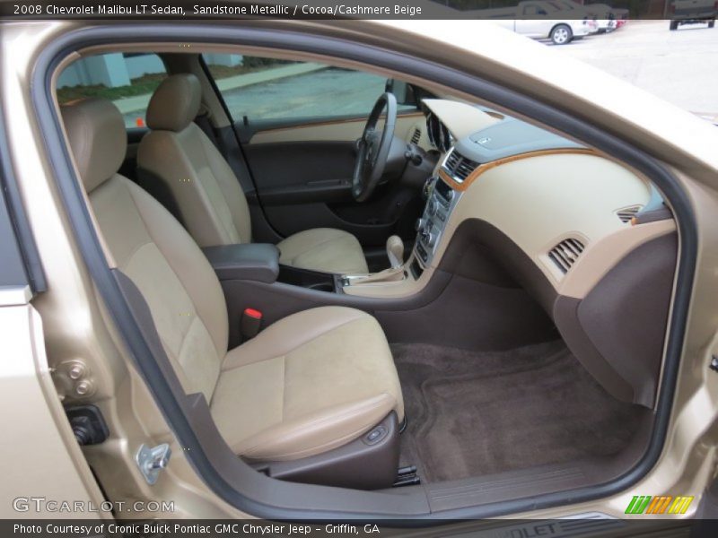 Sandstone Metallic / Cocoa/Cashmere Beige 2008 Chevrolet Malibu LT Sedan