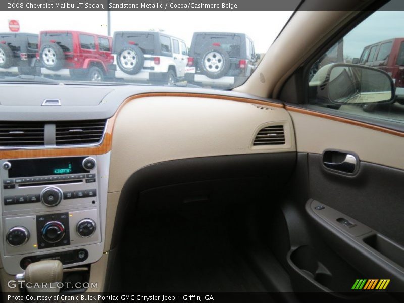Sandstone Metallic / Cocoa/Cashmere Beige 2008 Chevrolet Malibu LT Sedan