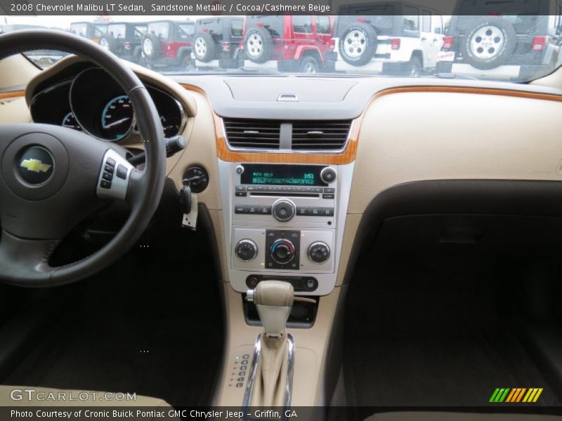 Dashboard of 2008 Malibu LT Sedan