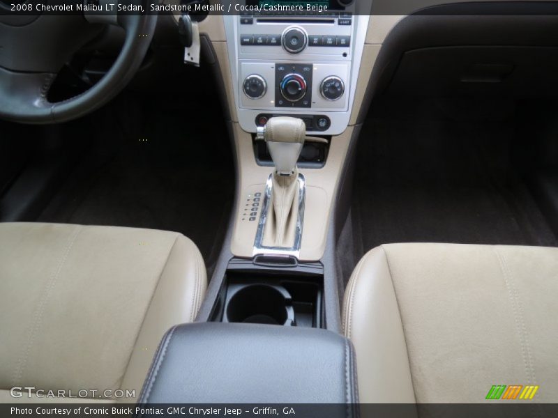 Sandstone Metallic / Cocoa/Cashmere Beige 2008 Chevrolet Malibu LT Sedan