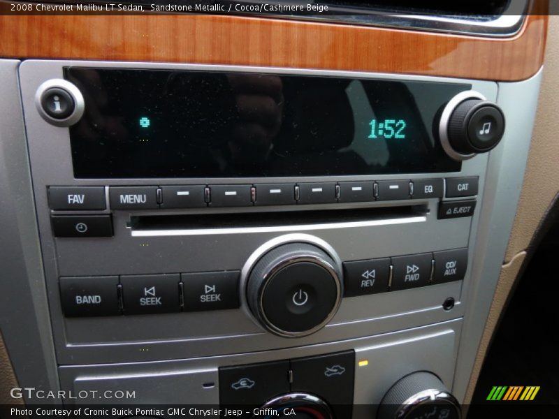 Audio System of 2008 Malibu LT Sedan