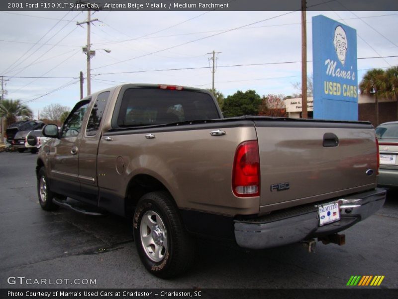 Arizona Beige Metallic / Medium Parchment 2001 Ford F150 XLT SuperCab