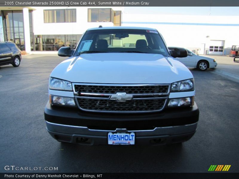Summit White / Medium Gray 2005 Chevrolet Silverado 2500HD LS Crew Cab 4x4