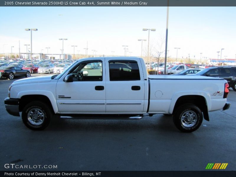 Summit White / Medium Gray 2005 Chevrolet Silverado 2500HD LS Crew Cab 4x4