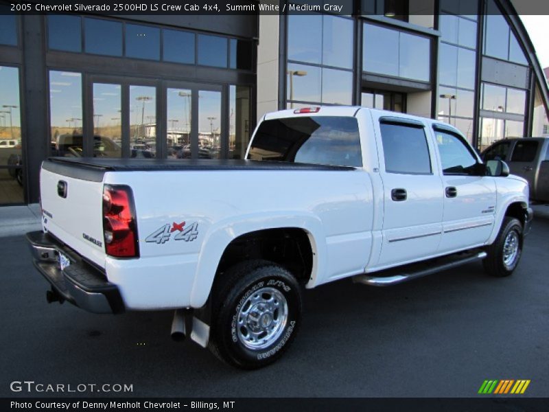 Summit White / Medium Gray 2005 Chevrolet Silverado 2500HD LS Crew Cab 4x4